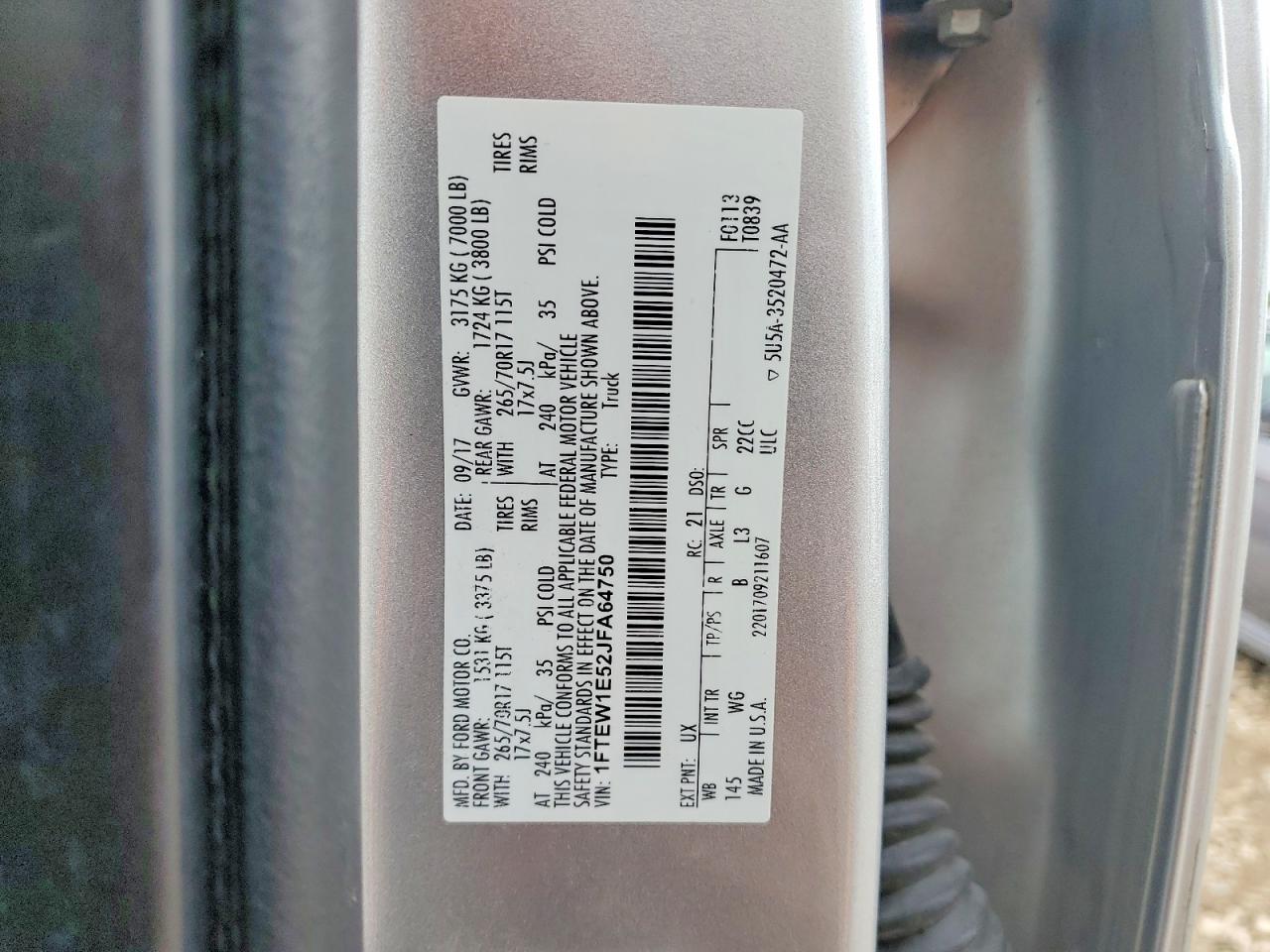 2018 FORD F150 SUPERCREW photo 23