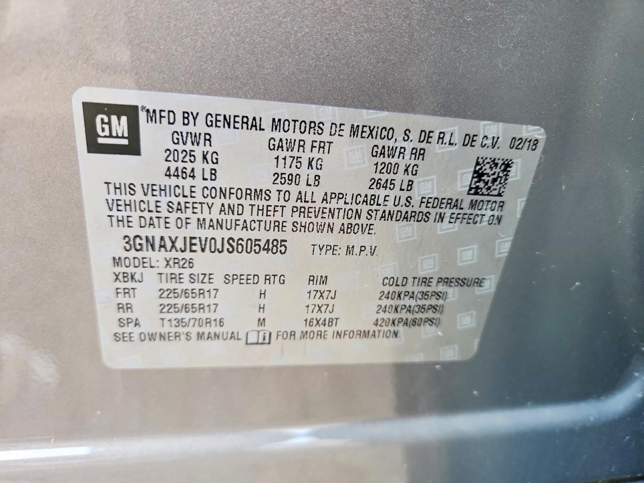 2018 CHEVROLET EQUINOX LT photo 27