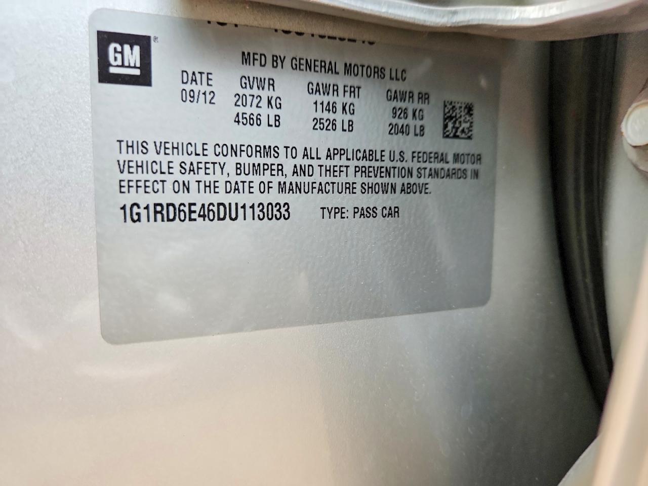 2013 CHEVROLET VOLT photo 23
