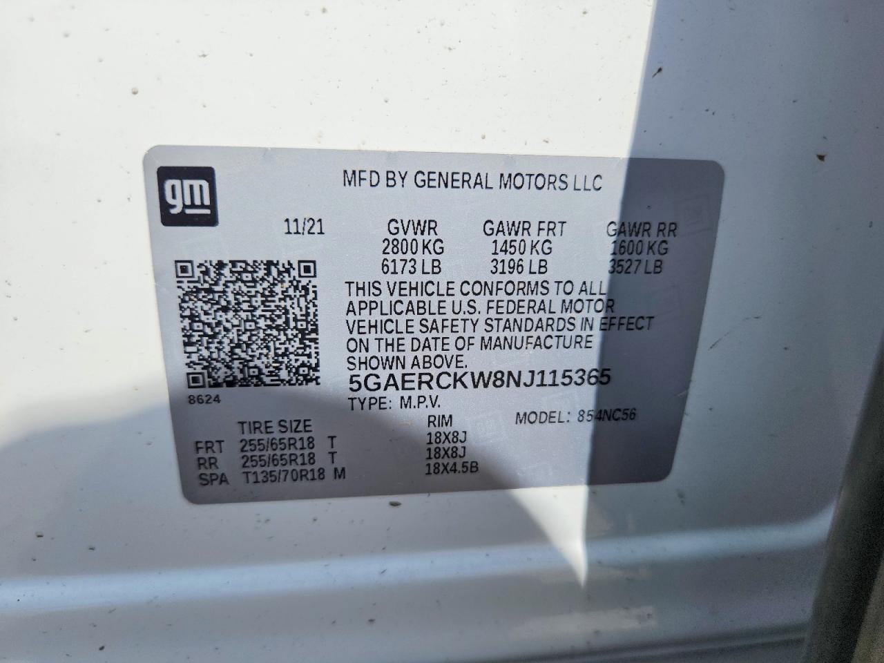 2022 BUICK ENCLAVE PREMIUM photo 13