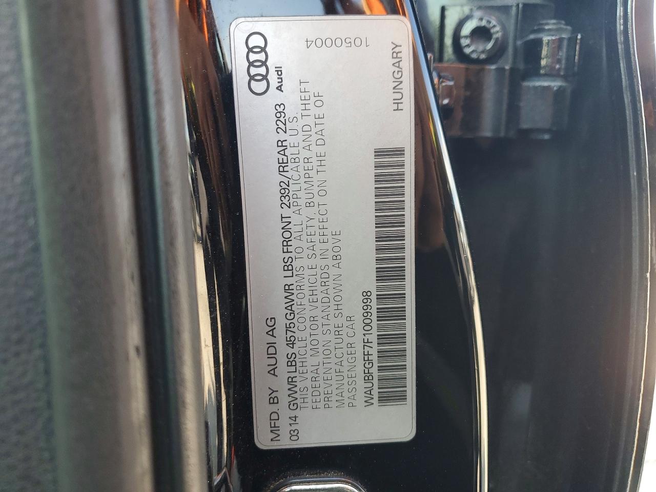 2015 AUDI A3 PREMIUM photo 13