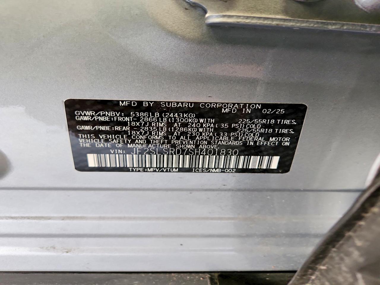 2025 SUBARU FORESTER LIMITED photo 25