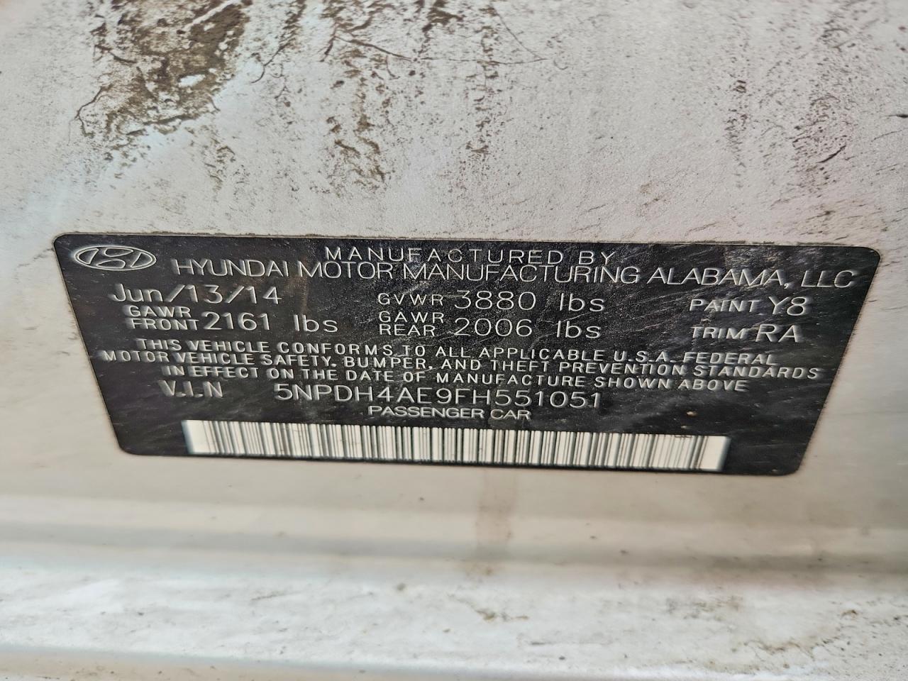 2015 HYUNDAI ELANTRA SE photo 34