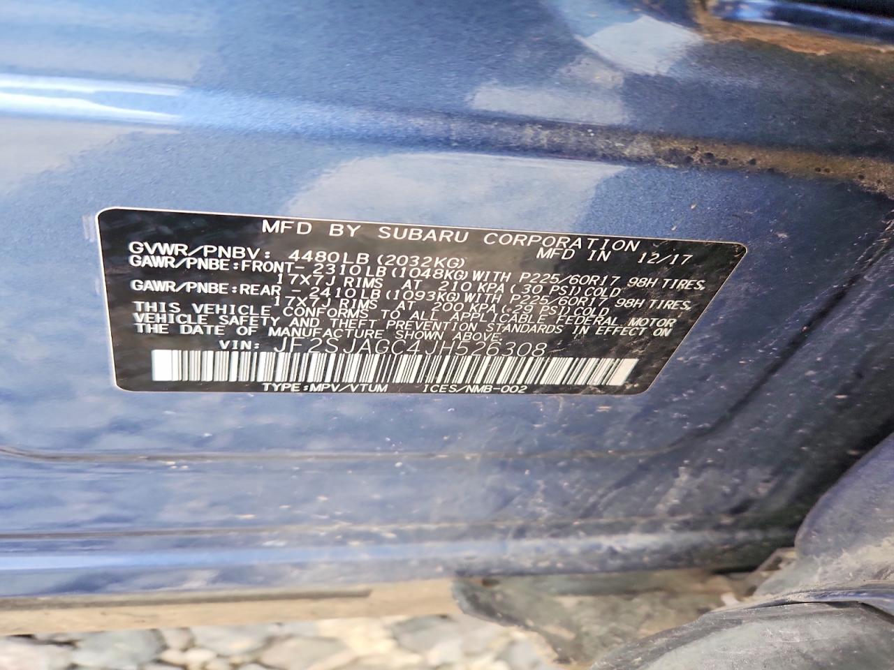 2018 SUBARU FORESTER 2.5I PREMIUM photo 34