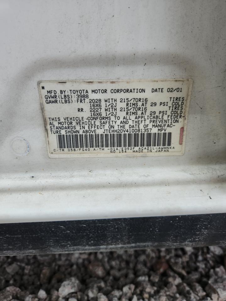 2001 TOYOTA RAV4 BASE photo 37