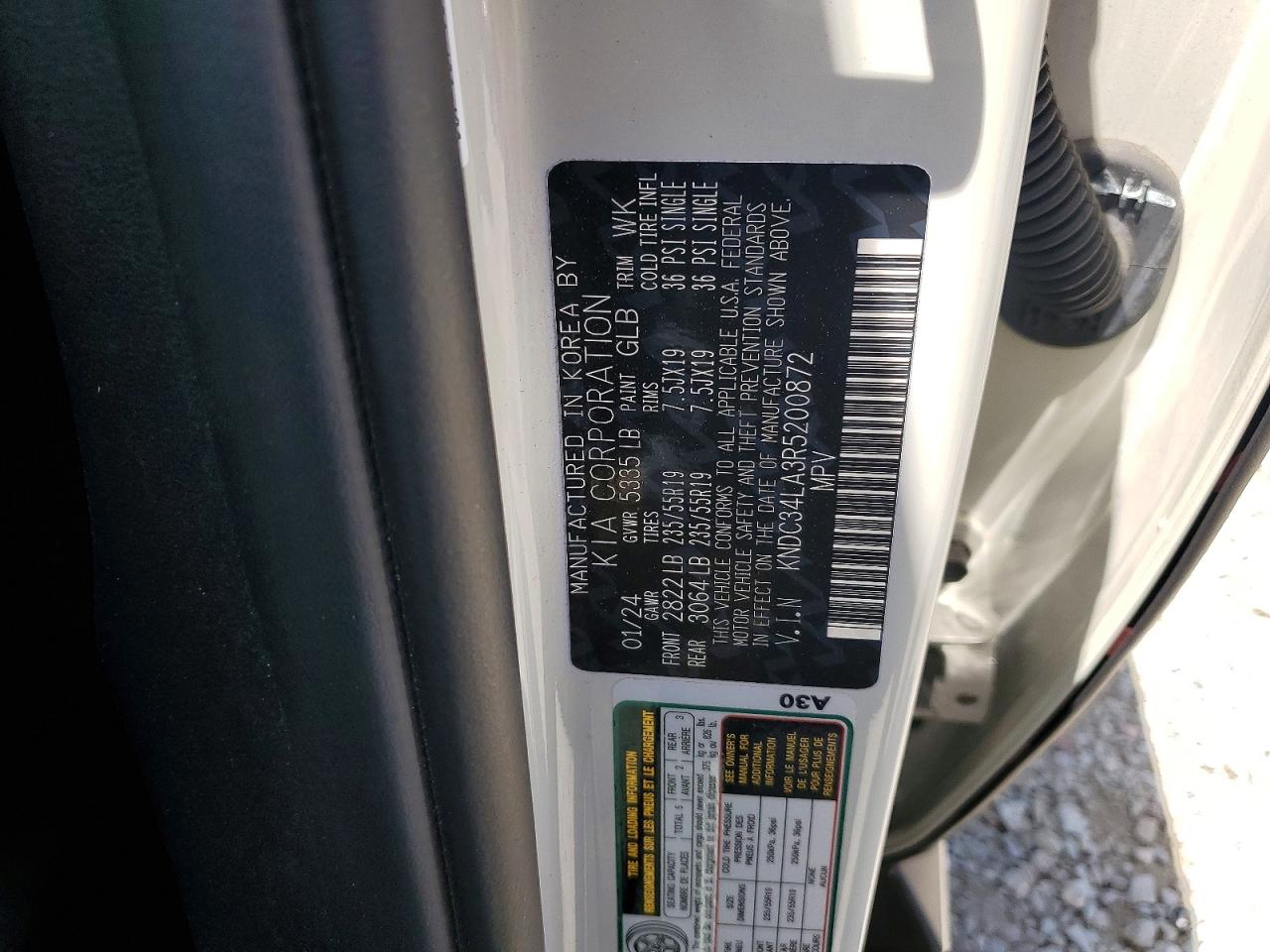 2024 KIA EV6 LIGHT LONG RANGE photo 37