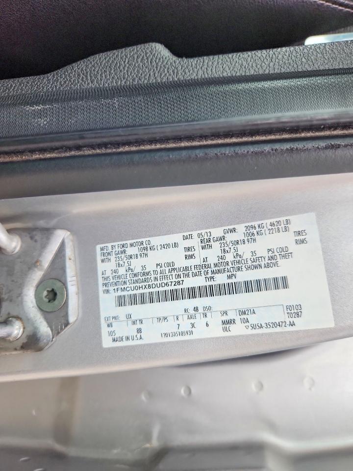 2013 FORD ESCAPE SEL photo 13
