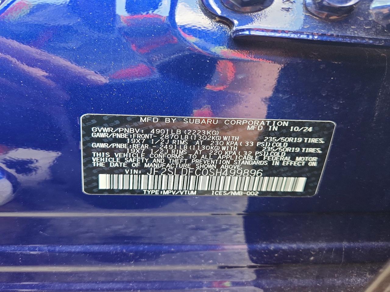 2025 SUBARU FORESTER SPORT photo 13
