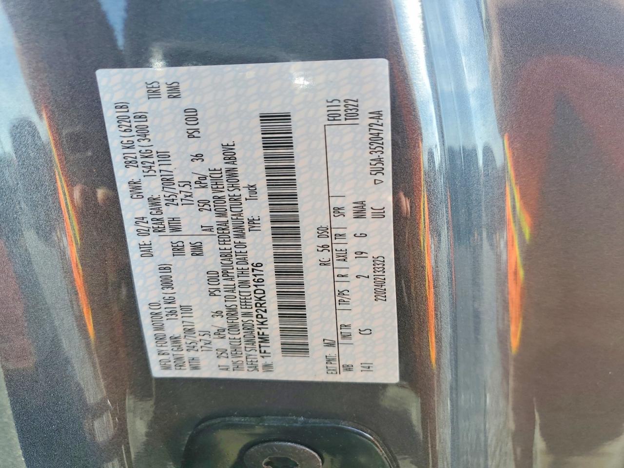 2024 FORD F150 XL photo 23