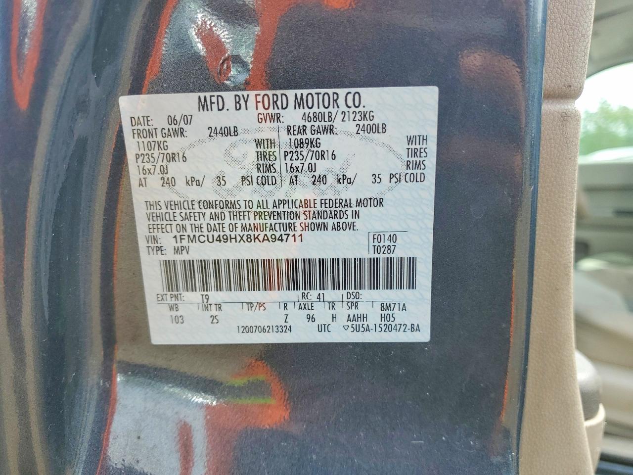 2008 FORD ESCAPE HEV photo 34