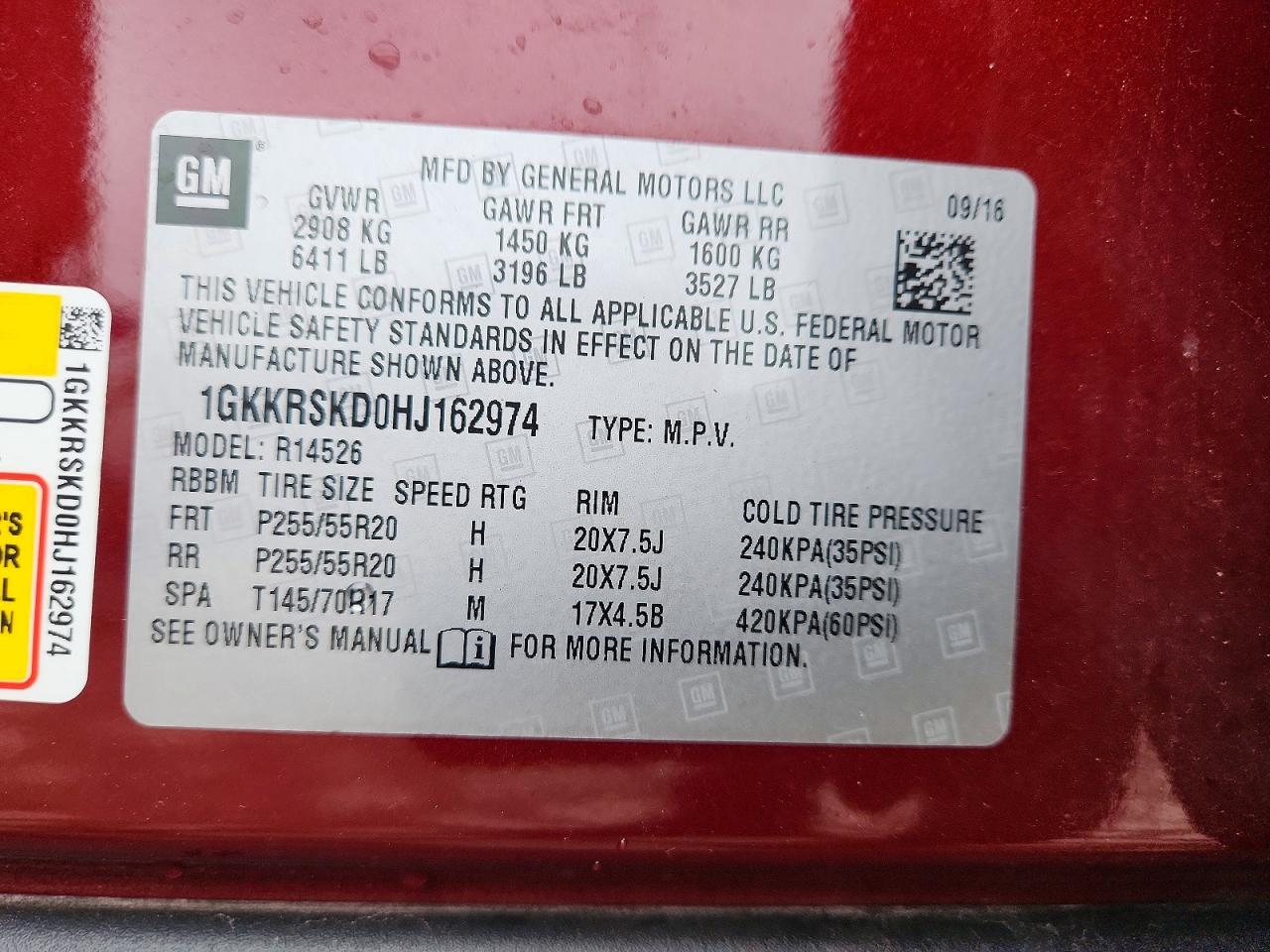 2017 GMC ACADIA LIMITED SLT-2 photo 25