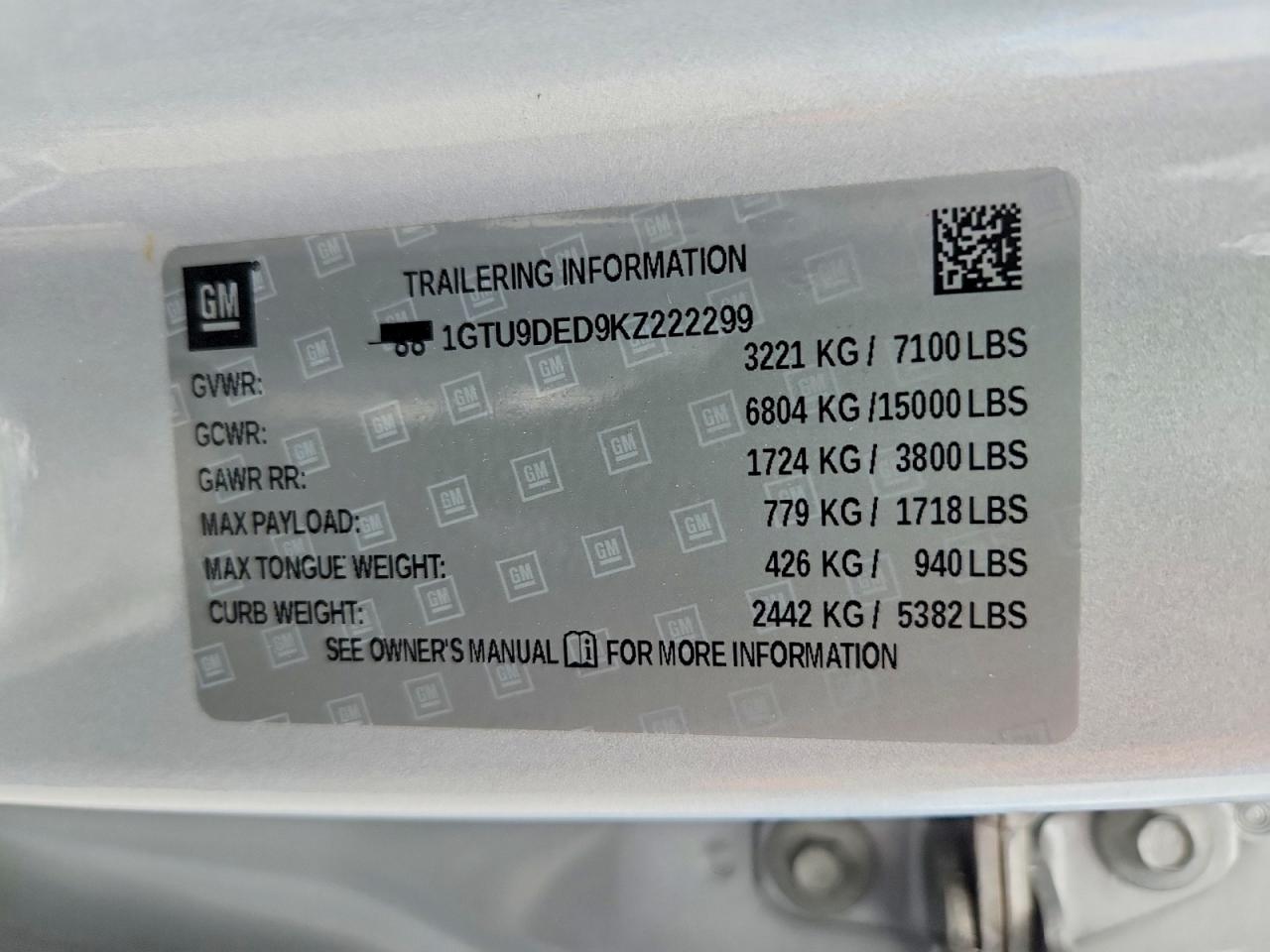 2019 GMC SIERRA K1500 SLT photo 25