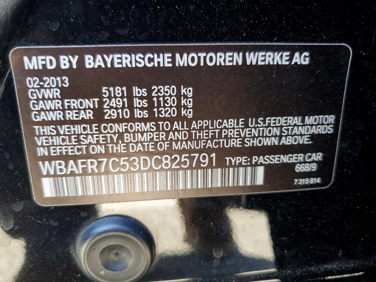 2013 BMW 535 I photo 23