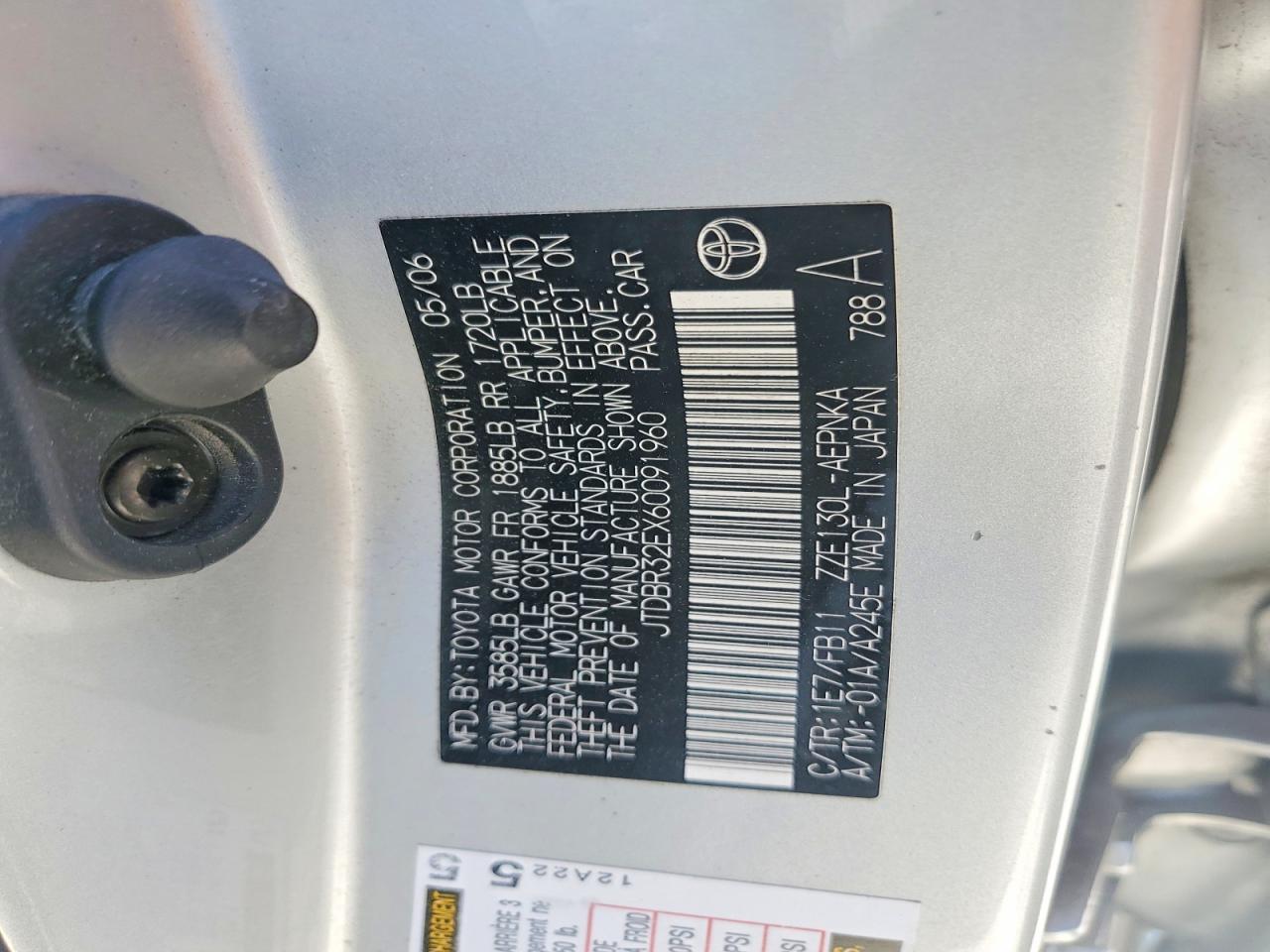 2006 TOYOTA COROLLA LE photo 23