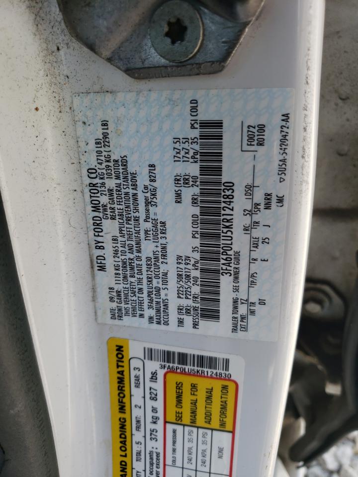 2019 FORD FUSION SE photo 45