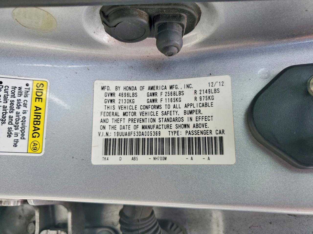 2013 ACURA TL TECH photo 12