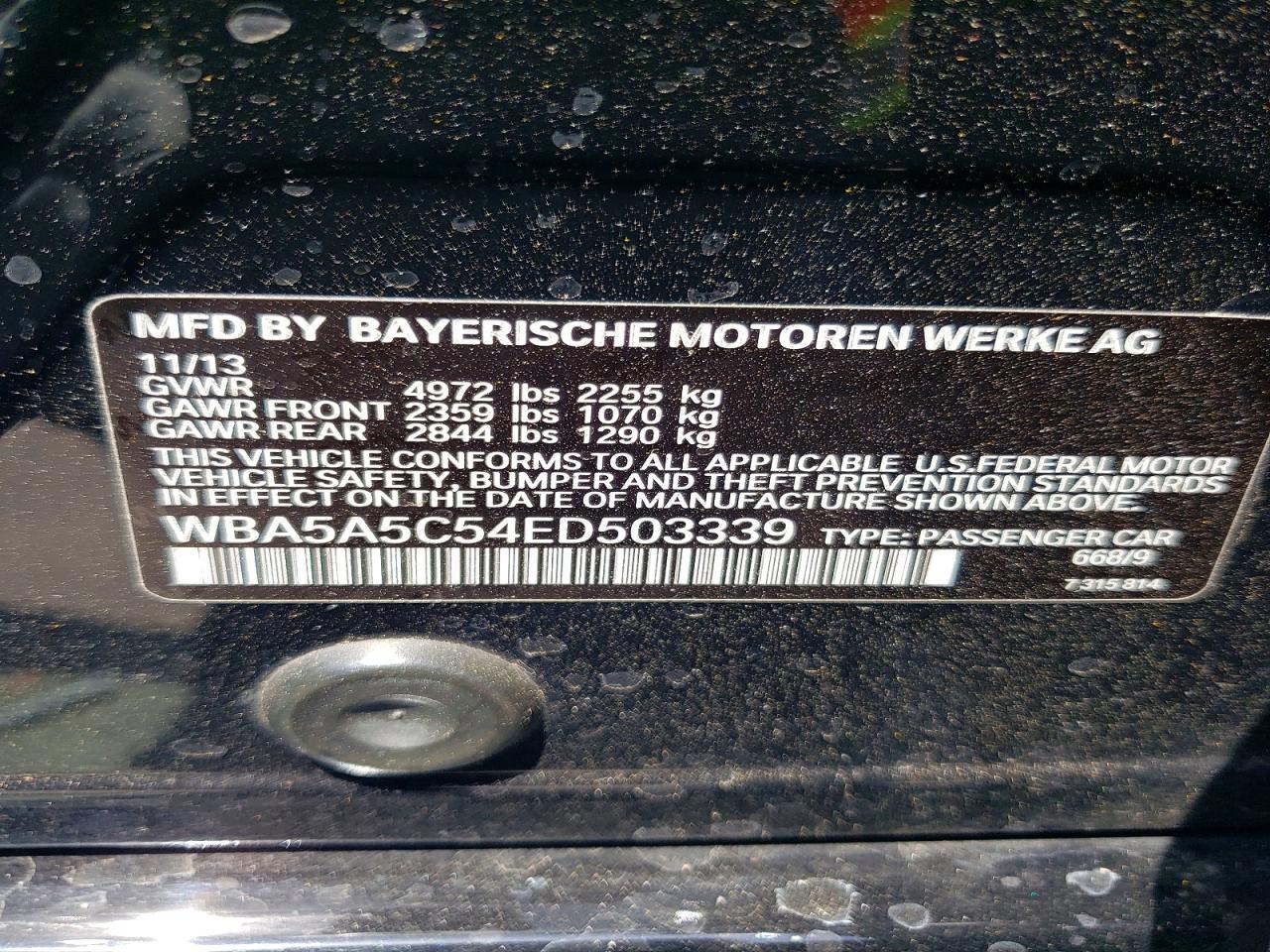 2014 BMW 528 I photo 23