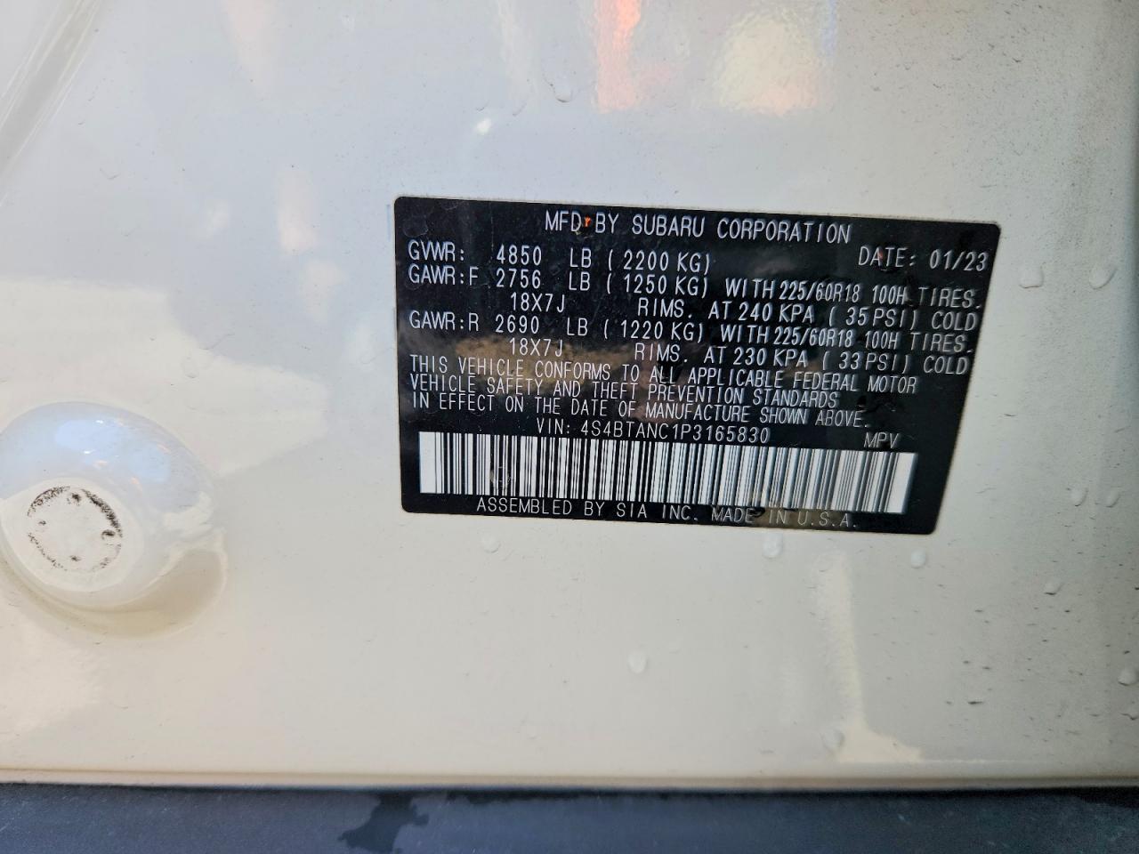 2023 SUBARU OUTBACK LIMITED photo 25