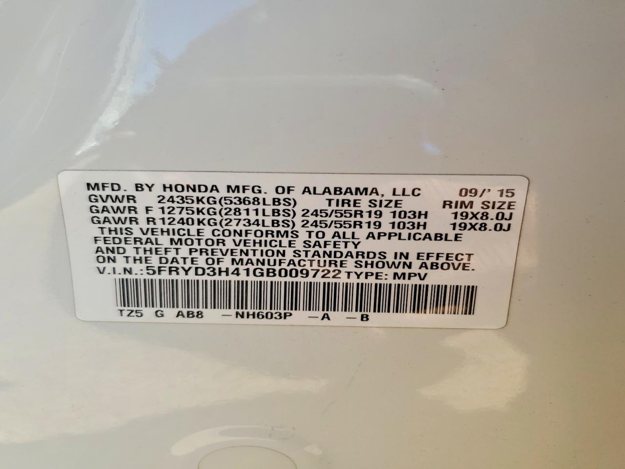 2016 ACURA MDX TECHNOLOGY photo 12