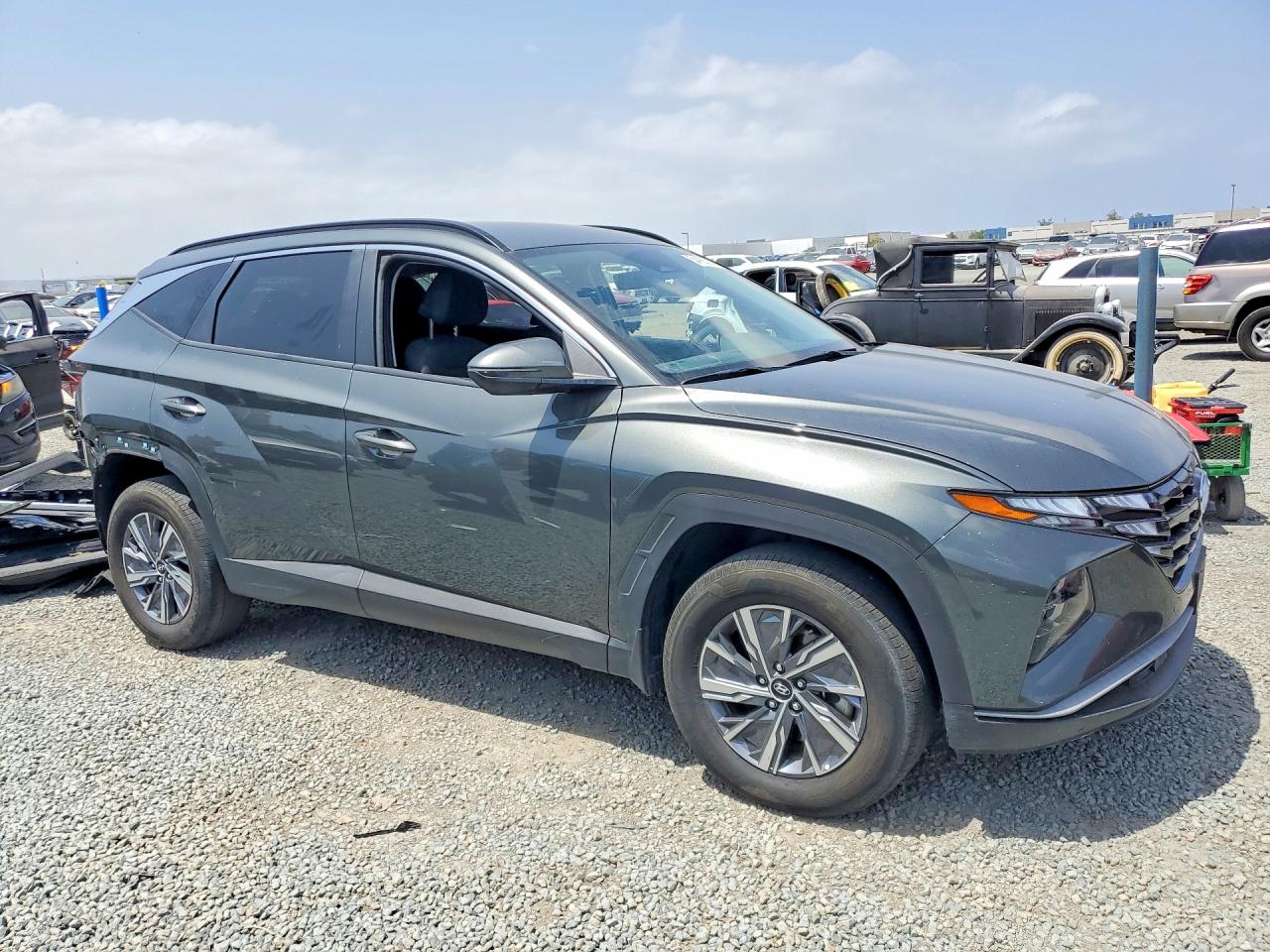 2023 HYUNDAI TUCSON BLUE photo 4