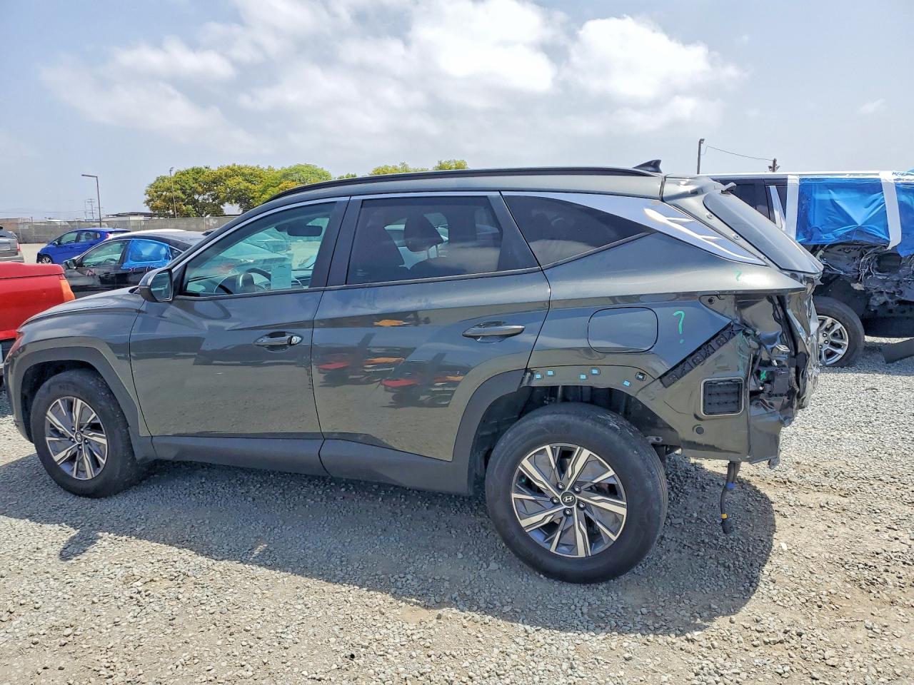 2023 HYUNDAI TUCSON BLUE photo 2