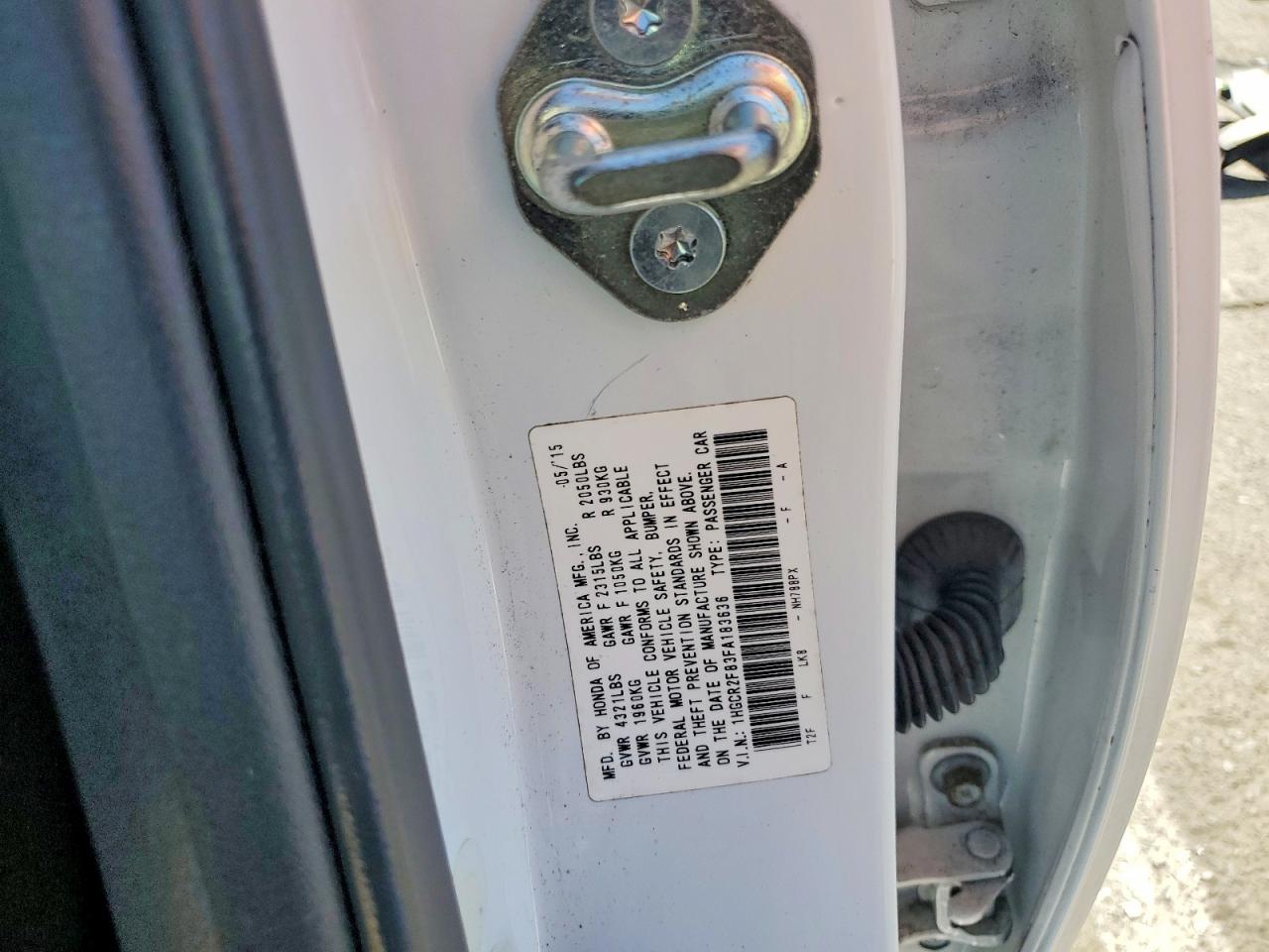 2015 HONDA ACCORD EXL photo 23