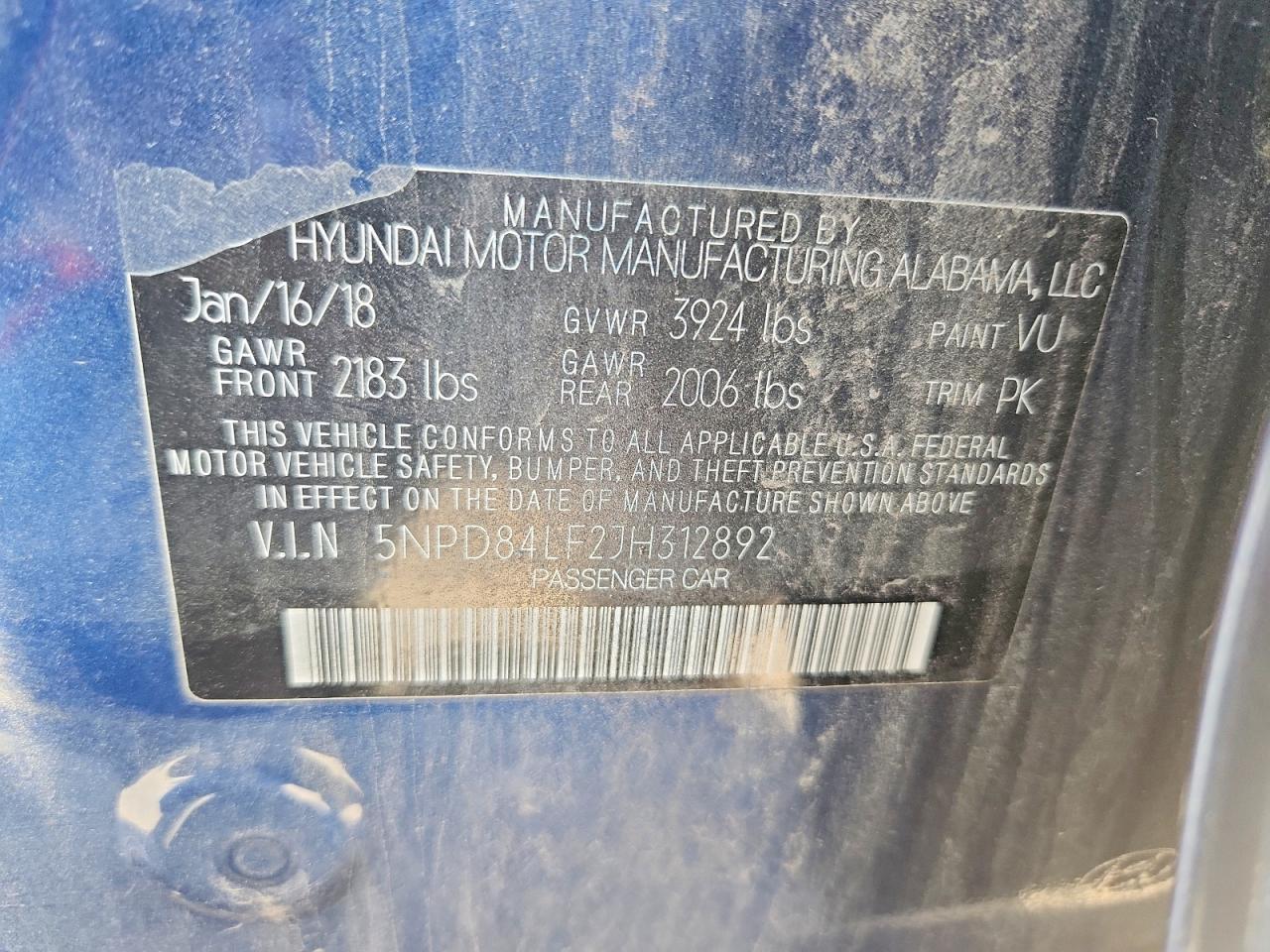 2018 HYUNDAI ELANTRA photo 34