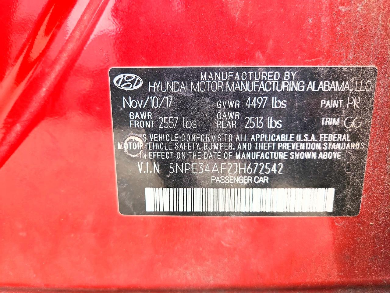 2018 HYUNDAI SONATA SEL photo 37