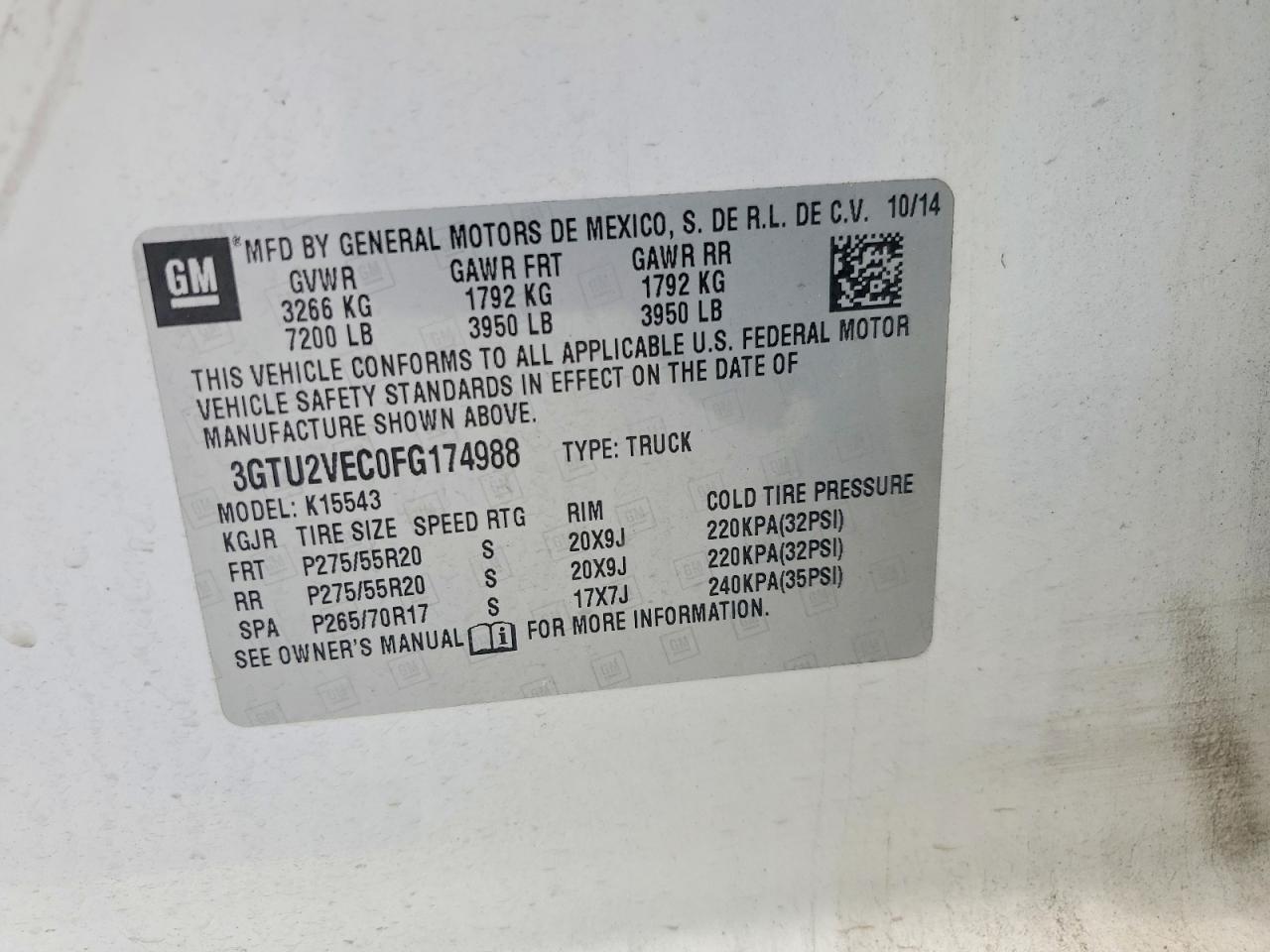 2015 GMC SIERRA K1500 SLT photo 34