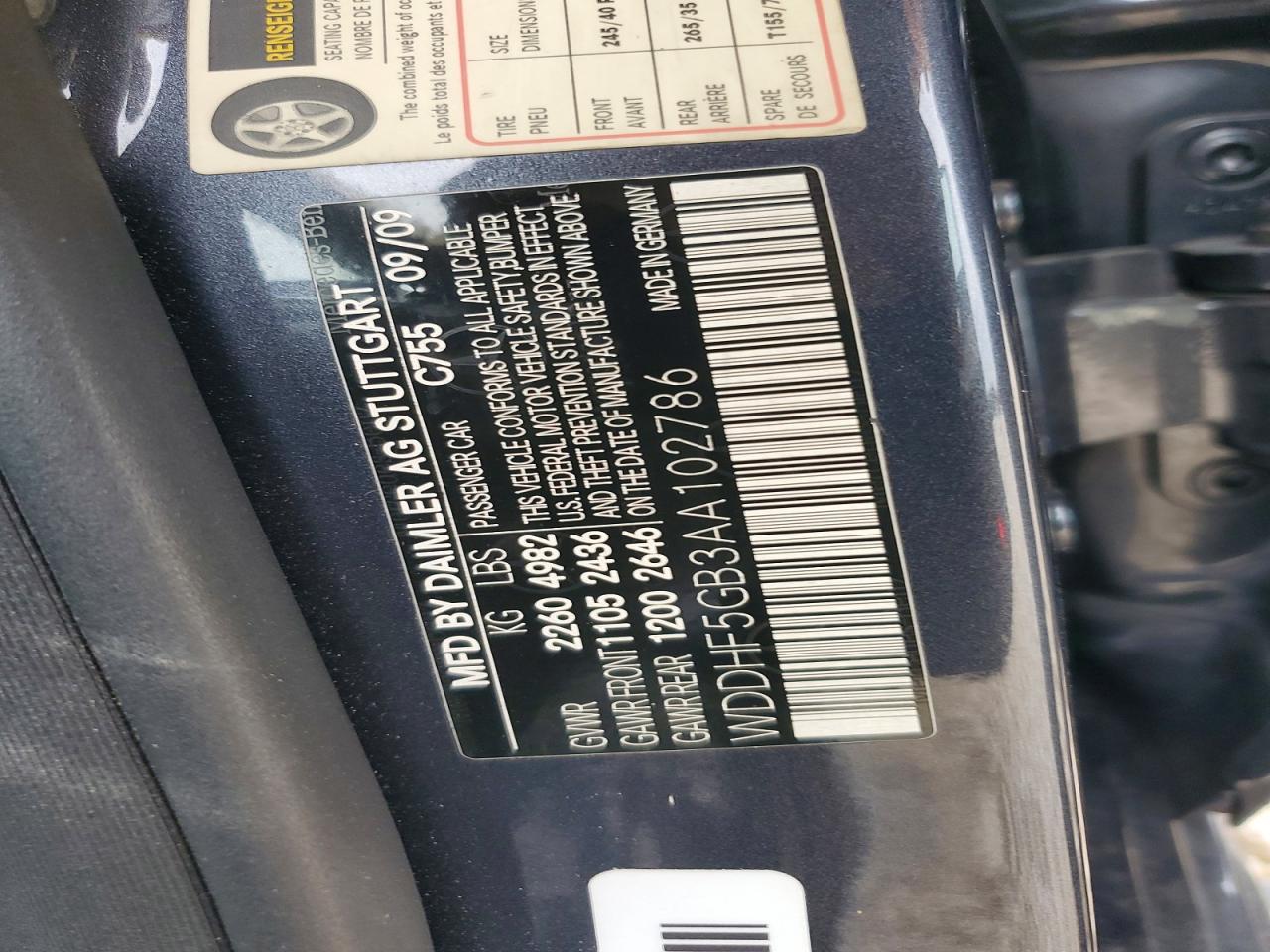 2010 MERCEDES-BENZ E 350 photo 34
