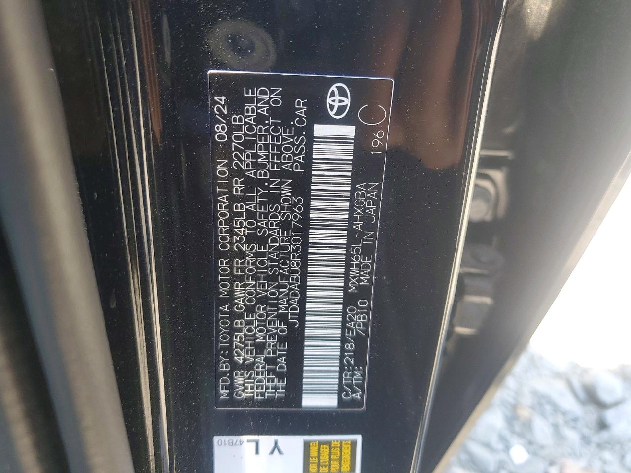 2024 TOYOTA PRIUS XLE photo 37