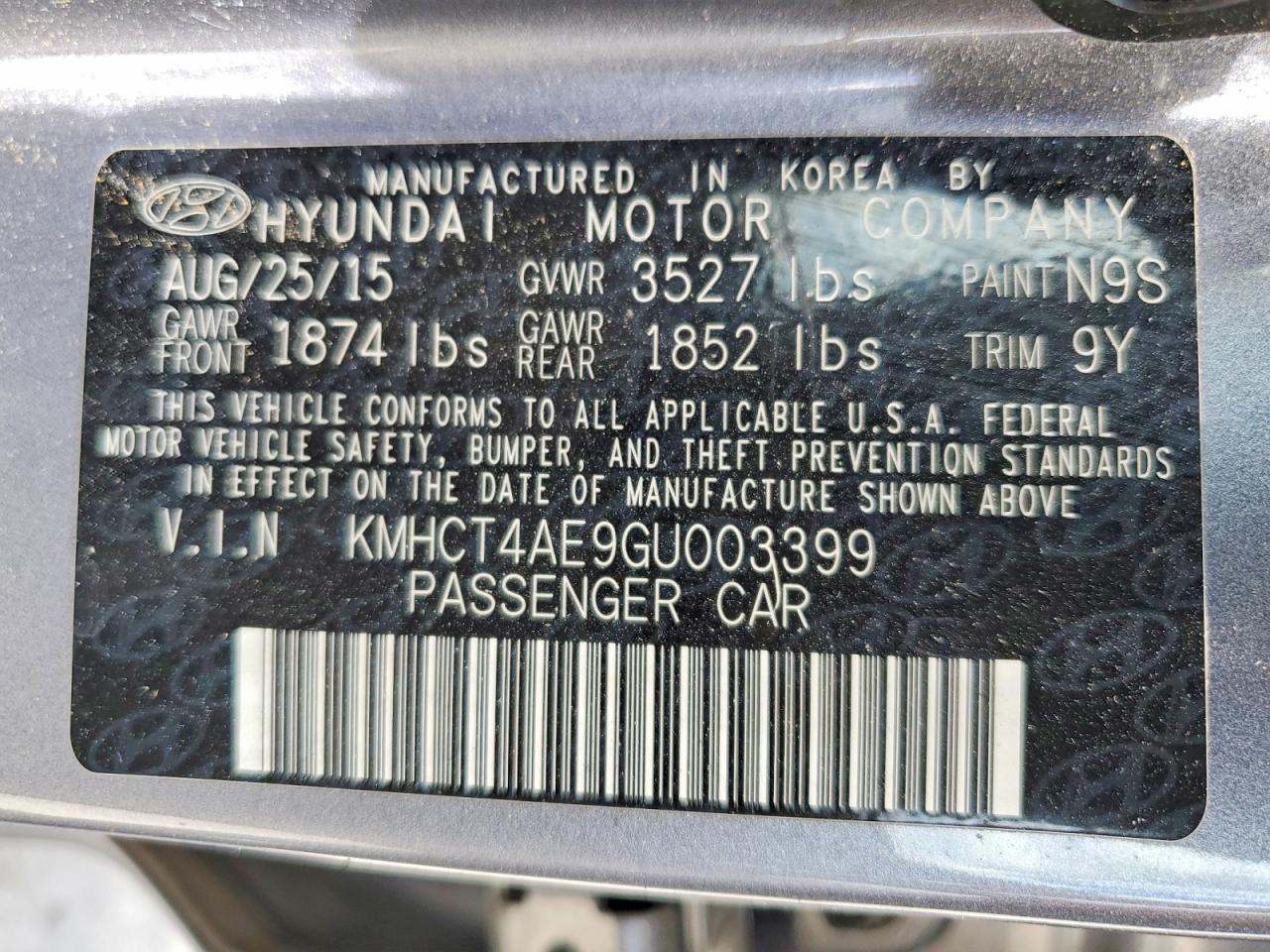 2016 HYUNDAI ACCENT SE photo 34