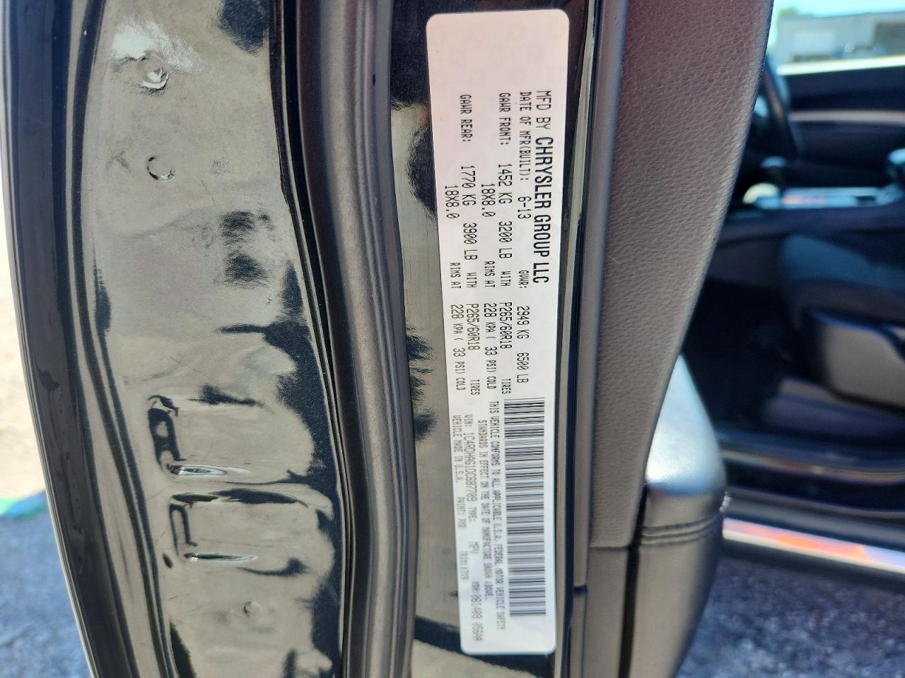 2013 DODGE DURANGO SXT photo 25