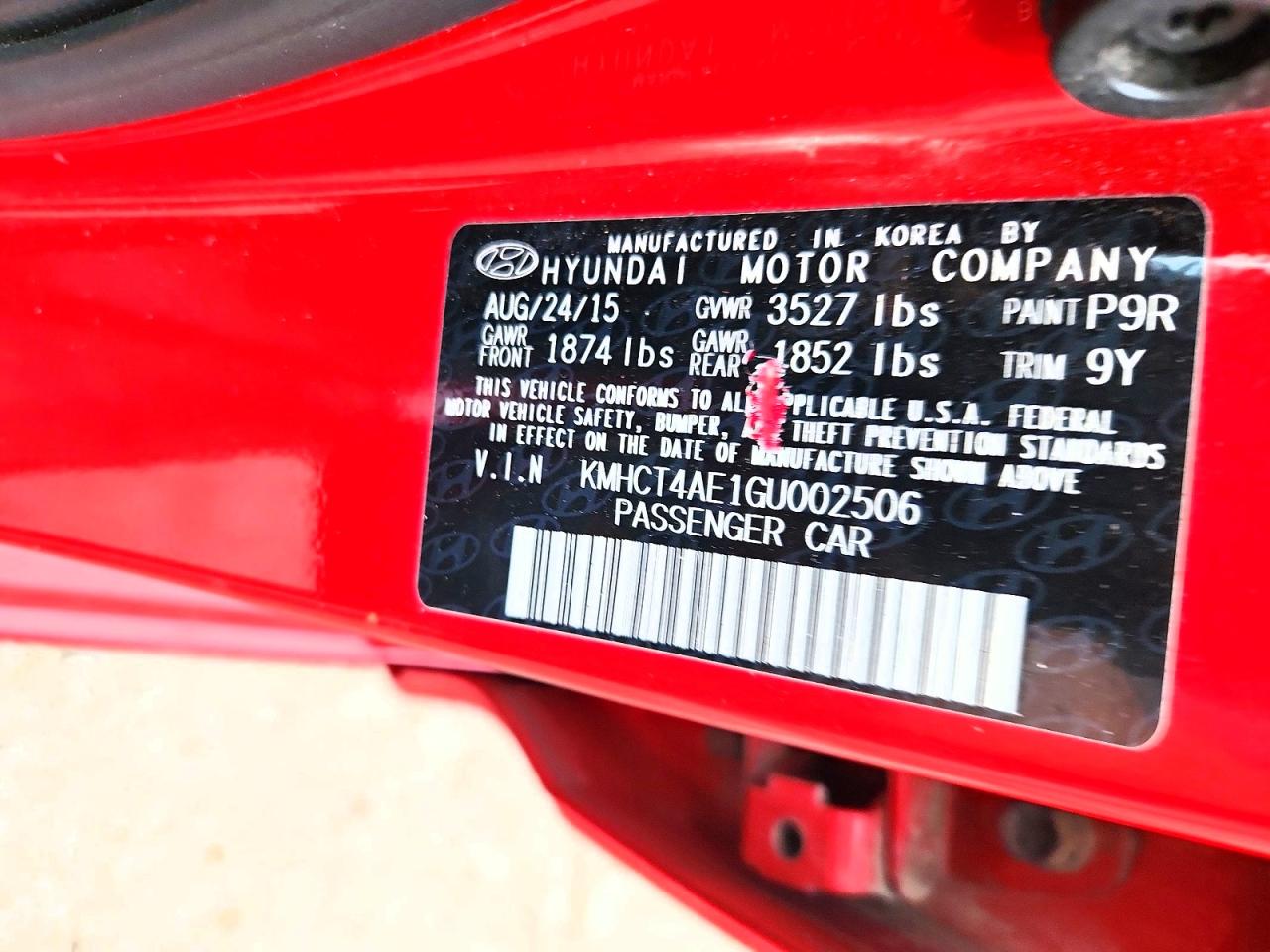 2016 HYUNDAI ACCENT SE photo 25
