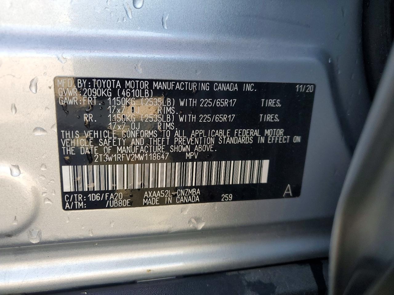 2021 TOYOTA RAV4 XLE photo 27