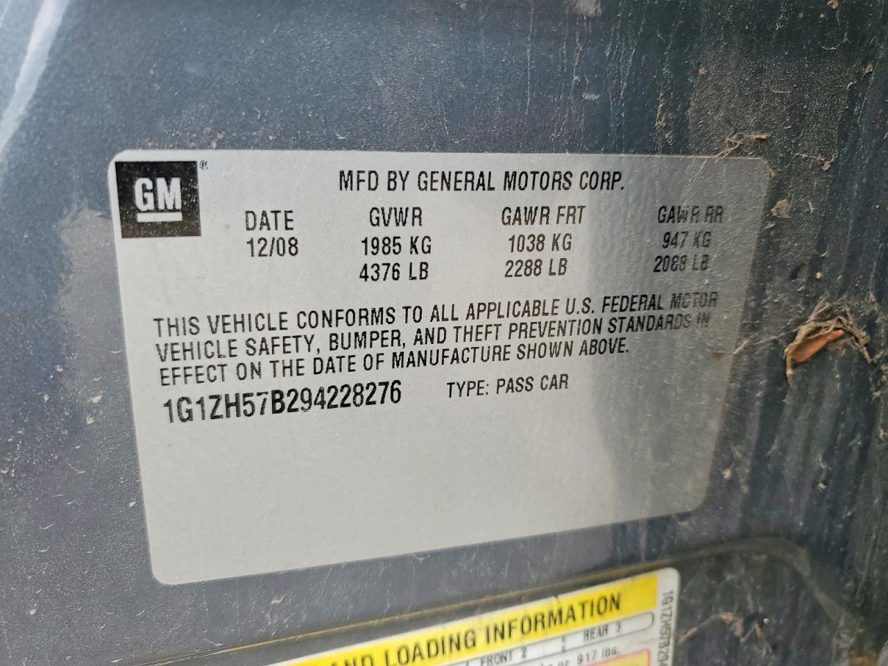 2009 CHEVROLET MALIBU 1LT photo 34