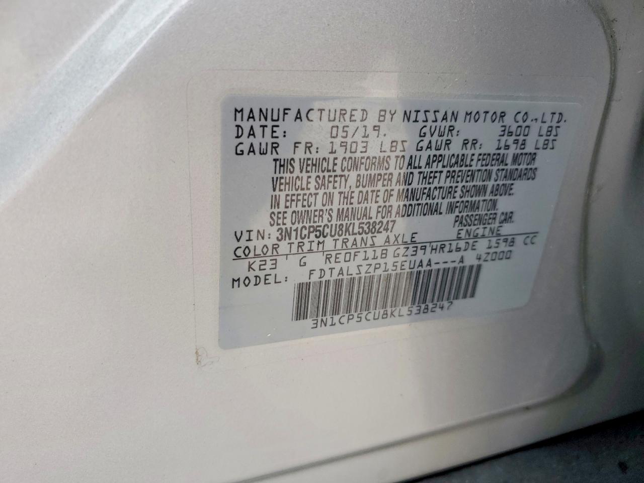 2019 NISSAN KICKS photo 25