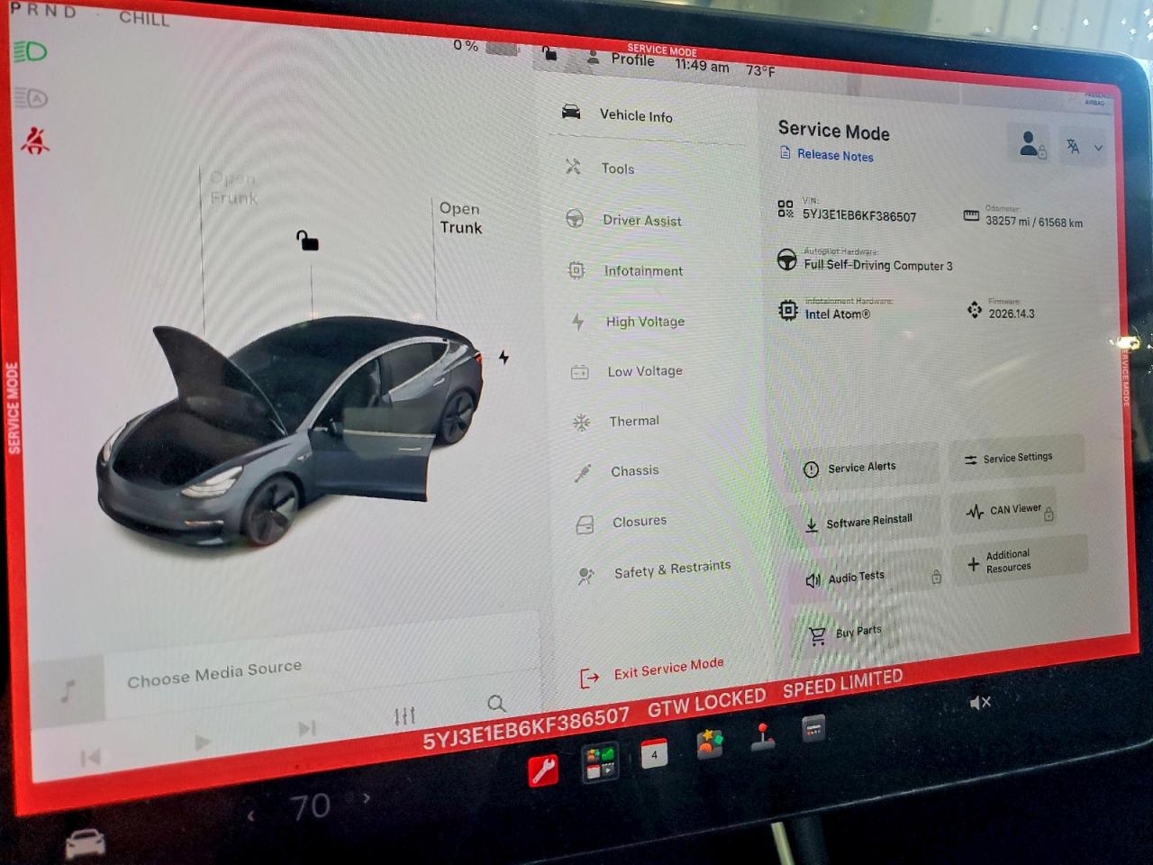 2019 TESLA MODEL 3 photo 9