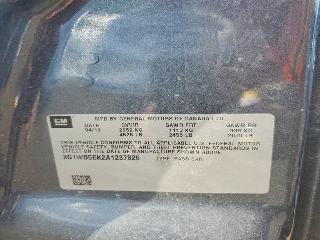2010 CHEVROLET IMPALA LT photo 23