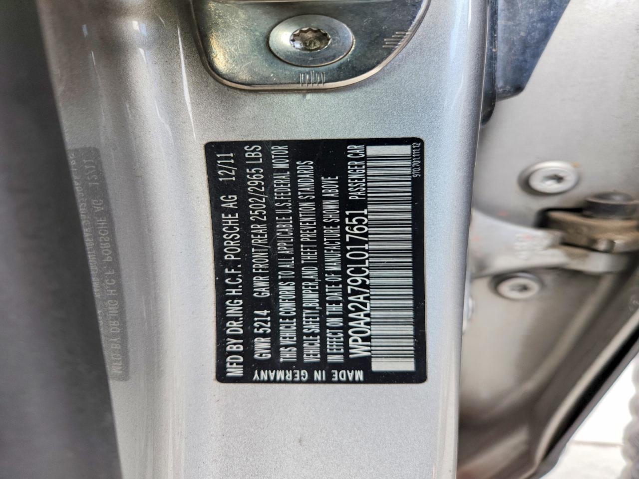 2012 PORSCHE PANAMERA 2 photo 23