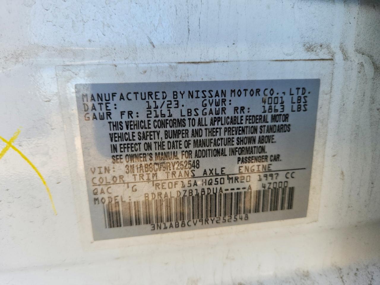 2024 NISSAN SENTRA SV photo 23