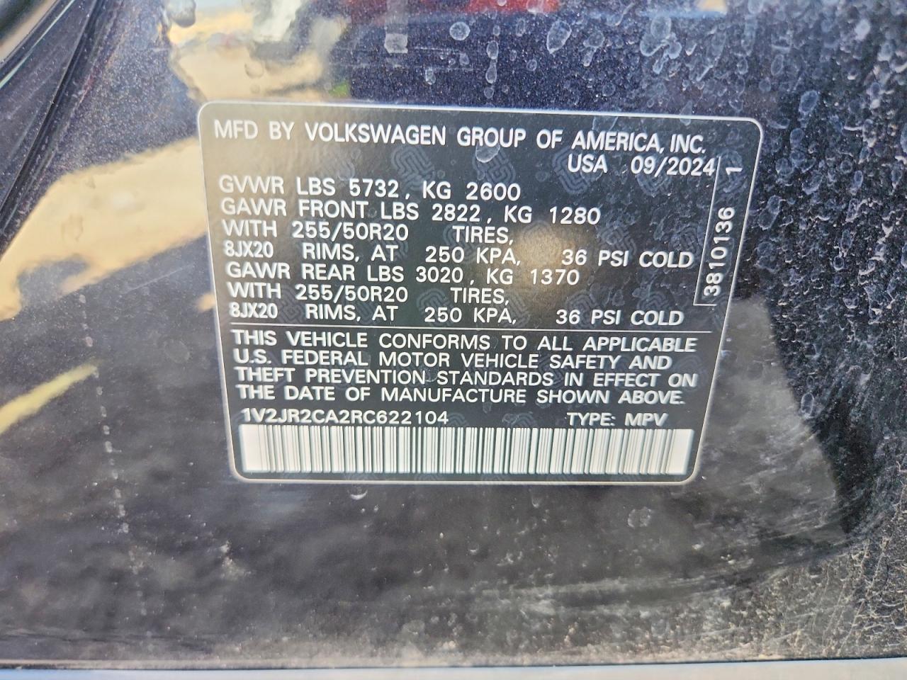 2024 VOLKSWAGEN ATLAS SE photo 34