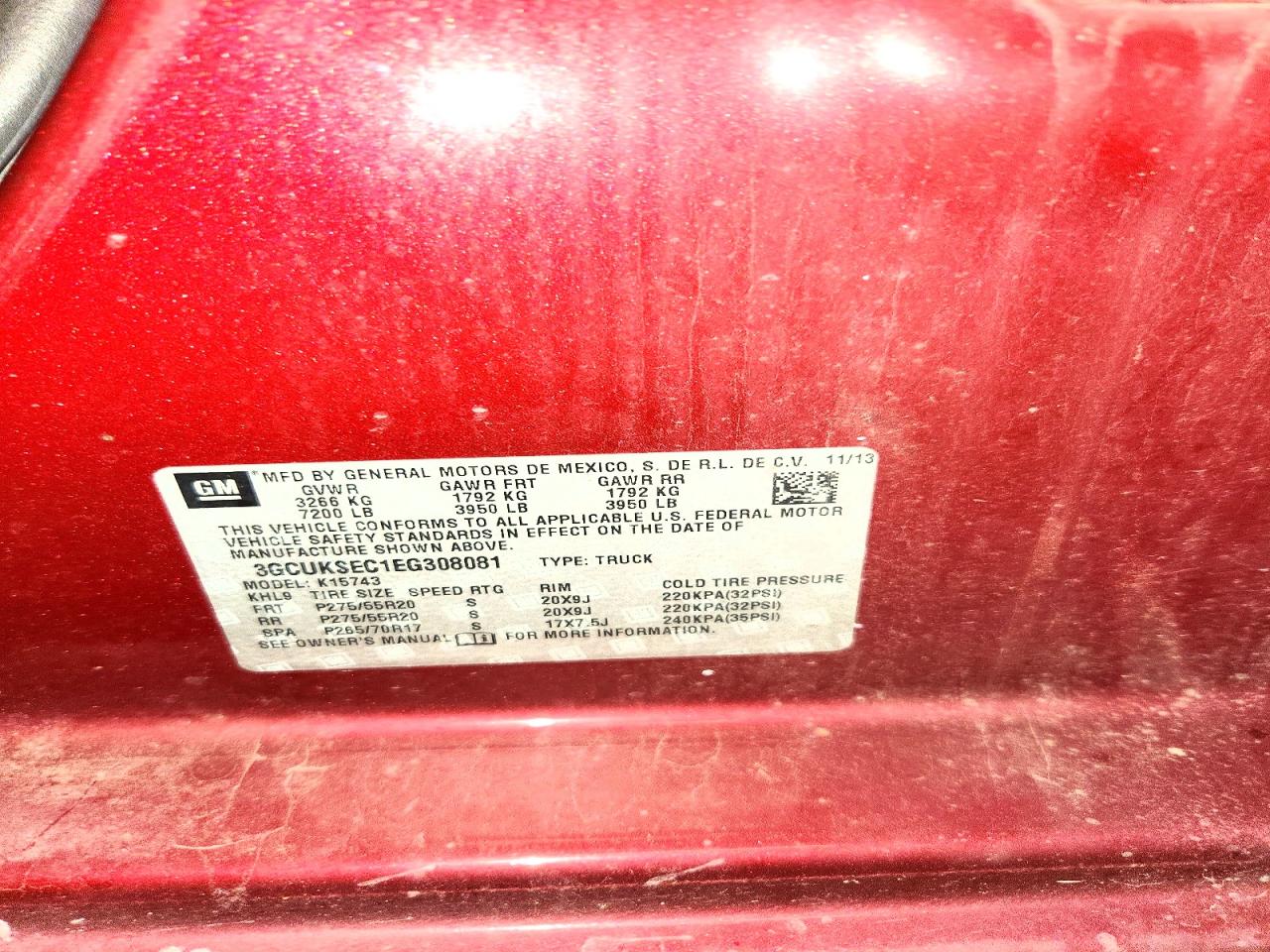 2014 CHEVROLET SILVERADO K1500 LTZ photo 23