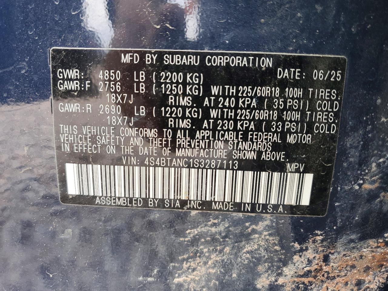 2025 SUBARU OUTBACK LIMITED photo 37
