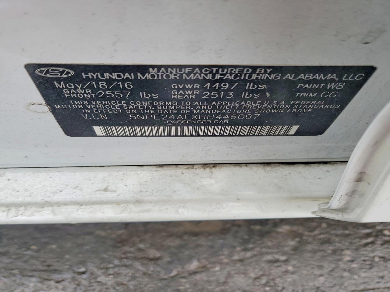 2017 HYUNDAI SONATA SE photo 34