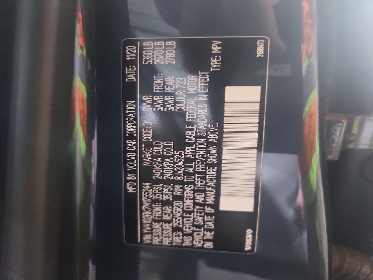 2021 VOLVO XC60 T5 MOMENTUM photo 13