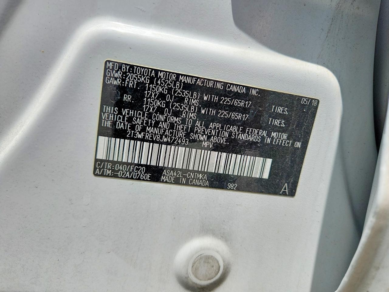 2018 TOYOTA RAV4 XLE photo 25