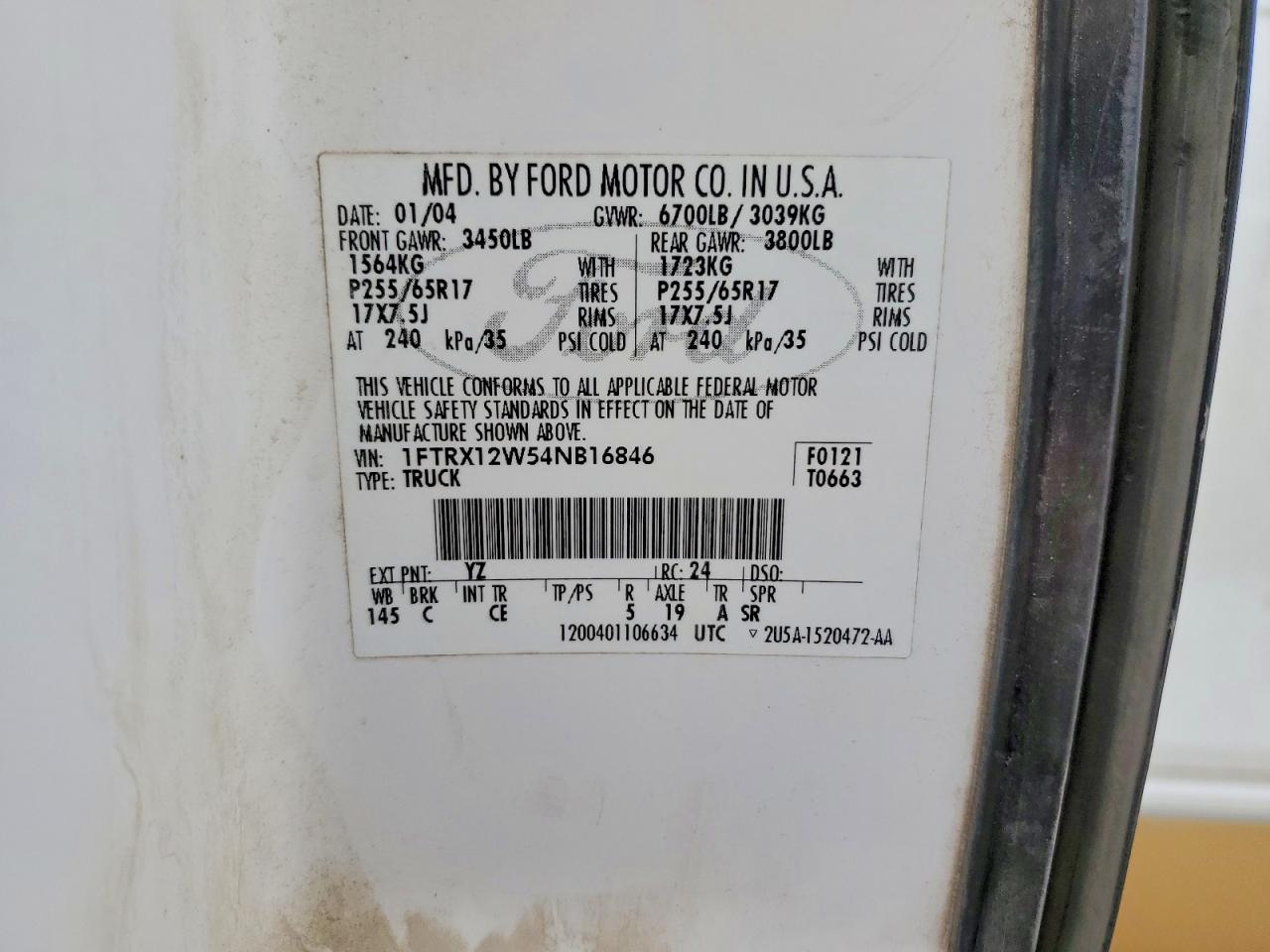 2004 FORD F150 photo 23