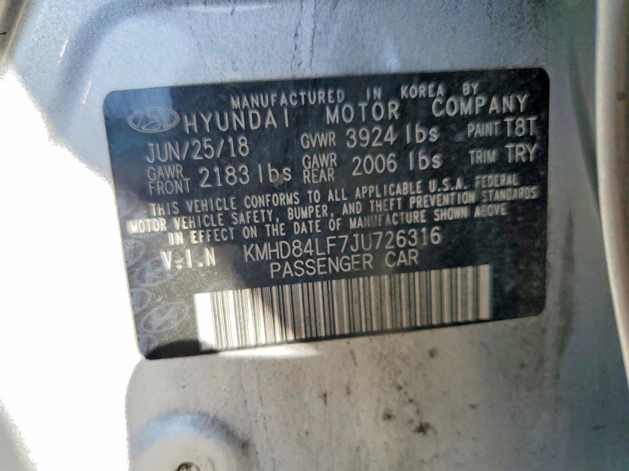 2018 HYUNDAI ELANTRA LIMITED photo 25