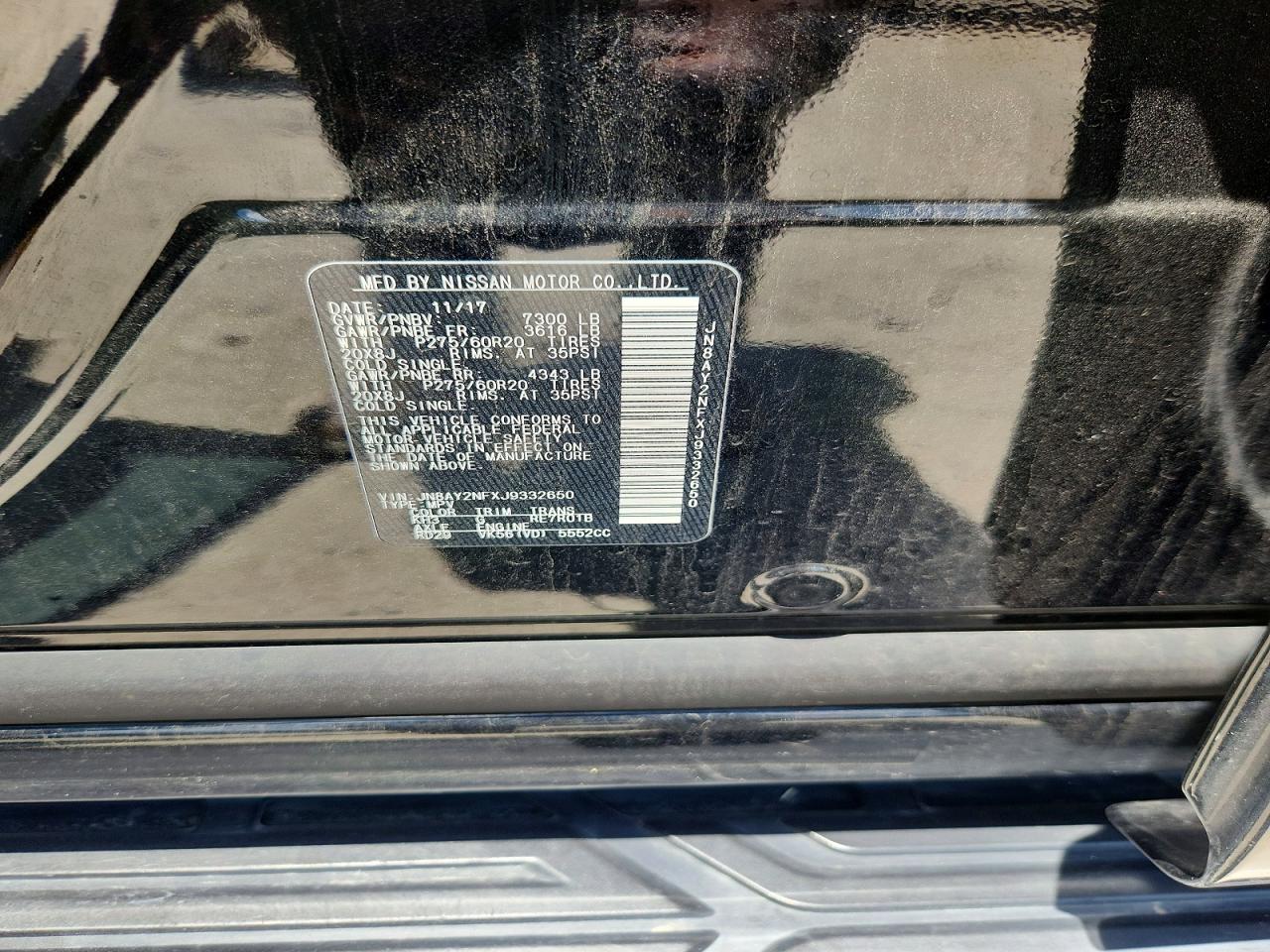 2018 NISSAN ARMADA PLATINUM photo 27